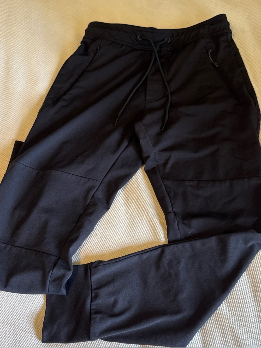 American Eagle AE Active Jogger Pants Womens XS Blk Athletic Stretch Zip Pocket